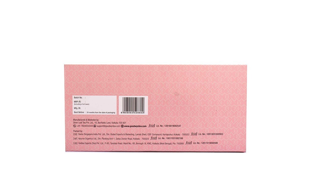 Goodwyn Tea The Darjeeling Ltd    Pack  100 pcs
